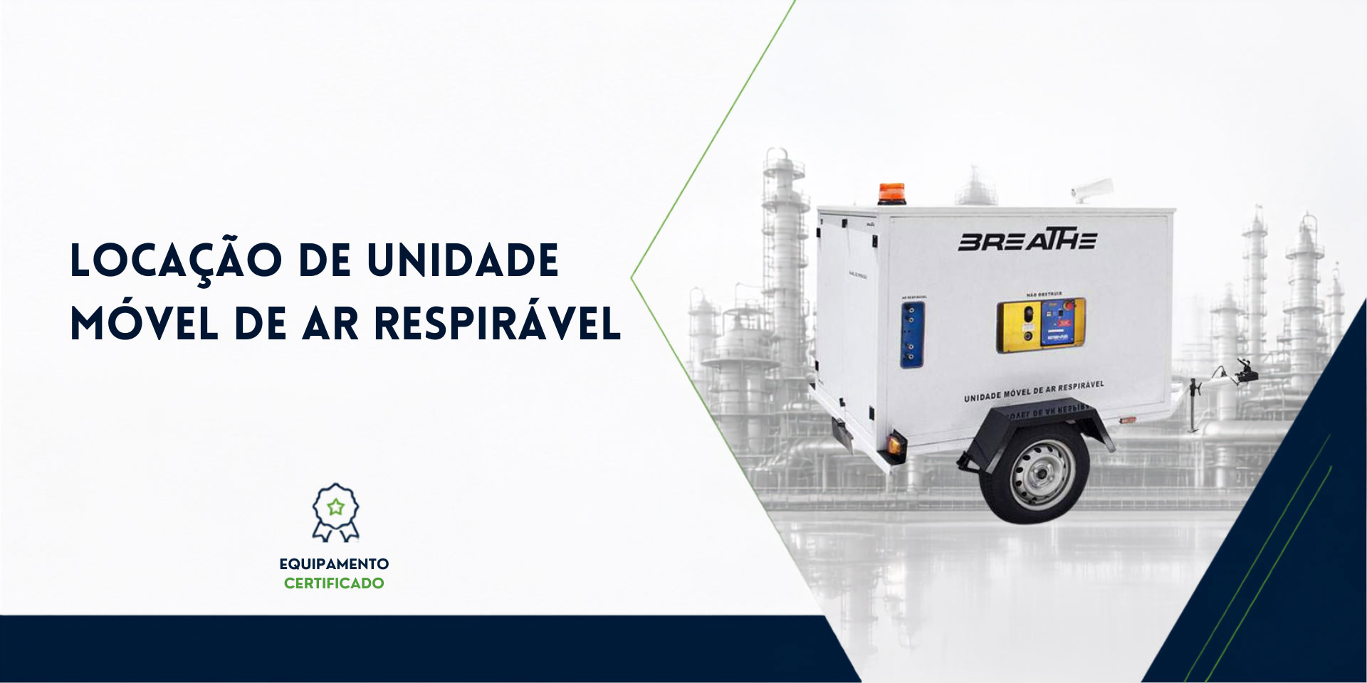Locação de Unidade Móvel de Ar Respirável